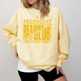Midnight Reading Club Night Owl Book Readers Comfort Colors Sweatshirt Blue Spruce Midnight Reading Club Night Owl Book Readers Comfort Colors Sweatshirt Blue Spruce