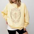 Miskatonic University Book Club Cthulhu Book Comfort Colors Sweatshirt Blue Spruce