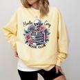 Morally Grey Skeleton Reading Smut Smutty Spicy Books Lover Comfort Colors Sweatshirt Blue Spruce Morally Grey Skeleton Reading Smut Smutty Spicy Books Lover Comfort Colors Sweatshirt Blue Spruce