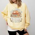 All I Need Is Books And Cats Reading Comfort Colors Sweatshirt Blue Spruce