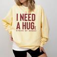 i Need a Huge Stack Of Books Comfort Colors Sweatshirt Blue Spruce
