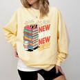 New Year New Chapter Book Lover Reader Comfort Colors Sweatshirt Blue Spruce New Year New Chapter Book Lover Reader Comfort Colors Sweatshirt Blue Spruce