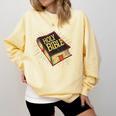 Nice Holy Book Costume For Bible Lovers Comfort Colors Sweatshirt Blue Spruce Nice Holy Book Costume For Bible Lovers Comfort Colors Sweatshirt Blue Spruce