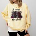 I Have No Shelf Control Dark Academia Book Lover TBR Comfort Colors Sweatshirt Blue Spruce