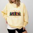 No Shelf Control Read Reading Book Librarian Men Women Kids Comfort Colors Sweatshirt Blue Spruce