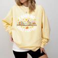 I Have No Shelf Control Witty Book Lover Artwork Comfort Colors Sweatshirt Blue Spruce