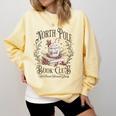 North Pole Book Club Christmas Xmas Hot Cocoa Bookish Comfort Colors Sweatshirt Blue Spruce North Pole Book Club Christmas Xmas Hot Cocoa Bookish Comfort Colors Sweatshirt Blue Spruce