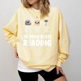 Nothing Beats Reading Librarian Book Bookworm Comfort Colors Sweatshirt Blue Spruce