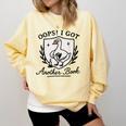 OOPS I GOT Another Book Design Comfort Colors Sweatshirt Blue Spruce OOPS I GOT Another Book Design Comfort Colors Sweatshirt Blue Spruce