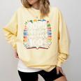 Oops I Bought Another Book Library Reader Bibliophile Comfort Colors Sweatshirt Blue Spruce