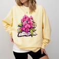 Orchids Flowers Book Floral Comfort Colors Sweatshirt Blue Spruce Orchids Flowers Book Floral Comfort Colors Sweatshirt Blue Spruce