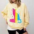 Pansexual Pride Celestial Cat Sitting Book LGBTQ Pan Colors Men Women Comfort Colors Sweatshirt Blue Spruce Pansexual Pride Celestial Cat Sitting Book LGBTQ Pan Colors Men Women Comfort Colors Sweatshirt Blue Spruce