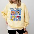 Paw Patrol Year Book Comfort Colors Sweatshirt Blue Spruce
