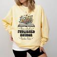This Is What A Published Author Looks Like Book Writer Comfort Colors Sweatshirt Blue Spruce
