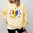 Rainbow Book With Stars And Moon Phases Gay Pride LGBT Comfort Colors Sweatshirt Blue Spruce Rainbow Book With Stars And Moon Phases Gay Pride LGBT Comfort Colors Sweatshirt Blue Spruce