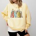 There Is No Such Thing As Too Many Books Lover Comfort Colors Sweatshirt Blue Spruce