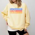 Read Banned Books Pet Dogs Fight Evil Comfort Colors Sweatshirt Blue Spruce