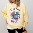 Read More Books Floral Book Reader Art Reading Lover Quote Comfort Colors Sweatshirt Blue Spruce Read More Books Floral Book Reader Art Reading Lover Quote Comfort Colors Sweatshirt Blue Spruce