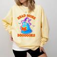 Read More Books Halloween Book Cute Ghost Reading Teaching Comfort Colors Sweatshirt Blue Spruce Read More Books Halloween Book Cute Ghost Reading Teaching Comfort Colors Sweatshirt Blue Spruce