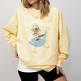 Read More Books Pigeon Book Lover Comfort Colors Sweatshirt Blue Spruce