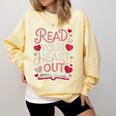 Read Your Cute Heart Out Teacher Librarian Love Reading Book Comfort Colors Sweatshirt Blue Spruce Read Your Cute Heart Out Teacher Librarian Love Reading Book Comfort Colors Sweatshirt Blue Spruce