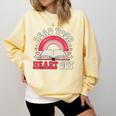 Read Your Heart Out Book Lover Fun Reading Time Comfort Colors Sweatshirt Blue Spruce