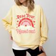 Read Your Heart Out Book Valentines Day Reading Teacher Comfort Colors Sweatshirt Blue Spruce Read Your Heart Out Book Valentines Day Reading Teacher Comfort Colors Sweatshirt Blue Spruce