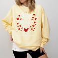 Read Your Heart Out Valentine Book Lover Reading Teacher Comfort Colors Sweatshirt Blue Spruce