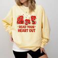 Read Your Heart Out Valentine Teacher Bookworm Lover Comfort Colors Sweatshirt Blue Spruce Read Your Heart Out Valentine Teacher Bookworm Lover Comfort Colors Sweatshirt Blue Spruce
