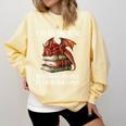I Read Because Roasting People Is Frowned Upon Dragon Book Premium Tri-Blend Comfort Colors Sweatshirt Blue Spruce I Read Because Roasting People Is Frowned Upon Dragon Book Premium Tri-Blend Comfort Colors Sweatshirt Blue Spruce