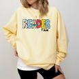 Reader I Am Bookworm Librarian I Heart Read Book Lover Comfort Colors Sweatshirt Blue Spruce Reader I Am Bookworm Librarian I Heart Read Book Lover Comfort Colors Sweatshirt Blue Spruce