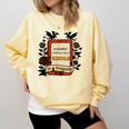 A Reader Without Their Book Is A Tragedy Dragon Rider Quote Comfort Colors Sweatshirt Blue Spruce