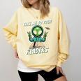 Take Me To Your Readers Across America Read More Books Comfort Colors Sweatshirt Blue Spruce