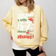 Reading 67 Meme English Teacher Christmas Book Lover Comfort Colors Sweatshirt Blue Spruce Reading 67 Meme English Teacher Christmas Book Lover Comfort Colors Sweatshirt Blue Spruce