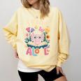 Reading Axolotl Book Lover Wildflowers Comfort Colors Sweatshirt Blue Spruce Reading Axolotl Book Lover Wildflowers Comfort Colors Sweatshirt Blue Spruce