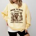 Reading Book Lover Made To Read Books Forces To Read Emails Comfort Colors Sweatshirt Blue Spruce Reading Book Lover Made To Read Books Forces To Read Emails Comfort Colors Sweatshirt Blue Spruce