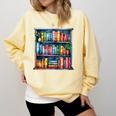Reading And Bookcase Magic Book Premium Comfort Colors Sweatshirt Blue Spruce