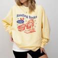 Reading Books I Can't Emotionally Handle Book Lover Comfort Colors Sweatshirt Blue Spruce Reading Books I Can't Emotionally Handle Book Lover Comfort Colors Sweatshirt Blue Spruce