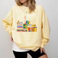 Reading Books Librarian Reader Nerd I'm Ok Teacher Comfort Colors Sweatshirt Blue Spruce Reading Books Librarian Reader Nerd I'm Ok Teacher Comfort Colors Sweatshirt Blue Spruce