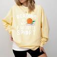 Reading Is My Favorite Sport Reading Book Lover Reader Comfort Colors Sweatshirt Blue Spruce