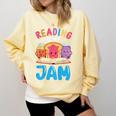 Reading Is My Jam I Love To Read Books Boy Girl Comfort Colors Sweatshirt Blue Spruce Reading Is My Jam I Love To Read Books Boy Girl Comfort Colors Sweatshirt Blue Spruce