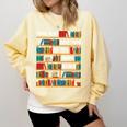 Reading Shirt There Is No Such Thing As Too Many Books Comfort Colors Sweatshirt Blue Spruce