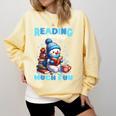 Reading Is Snow Much Fun Christmas Xmas Book Reading Comfort Colors Sweatshirt Blue Spruce Reading Is Snow Much Fun Christmas Xmas Book Reading Comfort Colors Sweatshirt Blue Spruce