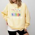 There's No Such Thing As Too Many Books Bookworm Libraries Comfort Colors Sweatshirt Blue Spruce