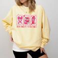 Retro Coquette Bow All Booked For Valentines Book Lover Cute Comfort Colors Sweatshirt Blue Spruce Retro Coquette Bow All Booked For Valentines Book Lover Cute Comfort Colors Sweatshirt Blue Spruce