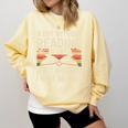 Retro A Day Without Reading Is Like Just Kidding Book Lover Comfort Colors Sweatshirt Blue Spruce