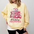 Retro Groovy Valentine Men Women Kid Tees By Emily All Booked For Valentines Book Reading Bookworm Nerdy Comfort Colors Sweatshirt Blue Spruce Retro Groovy Valentine Men Women Kid Tees By Emily All Booked For Valentines Book Reading Bookworm Nerdy Comfort Colors Sweatshirt Blue Spruce