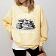 Retro I Stay Home I Read Books I Pet My Cat I Regret Nothing Comfort Colors Sweatshirt Blue Spruce Retro I Stay Home I Read Books I Pet My Cat I Regret Nothing Comfort Colors Sweatshirt Blue Spruce