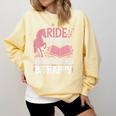 Ride Horses Read Books Be Happy Comfort Colors Sweatshirt Blue Spruce