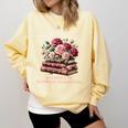 Romance Book Women Emotionally Attached Fictional Characters Comfort Colors Sweatshirt Blue Spruce Romance Book Women Emotionally Attached Fictional Characters Comfort Colors Sweatshirt Blue Spruce